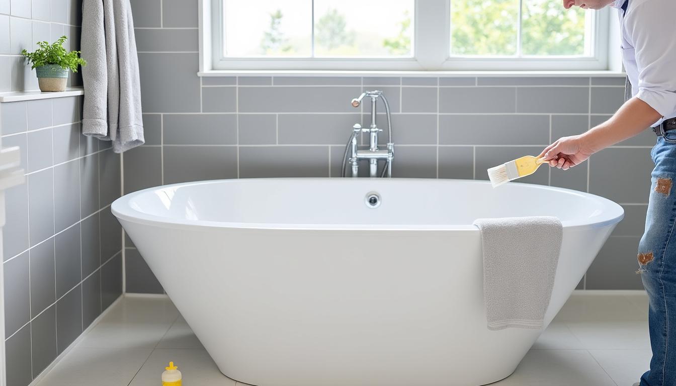 découvrez les étapes simples et efficaces pour repeindre une baignoire. conseils, matériaux nécessaires et astuces pour redonner une seconde vie à votre salle de bain facilement.