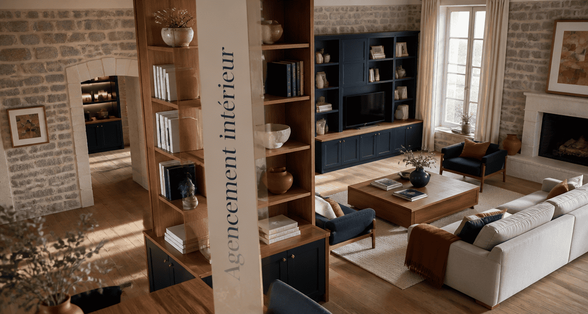 agencement interieur maison langel salon rénové
