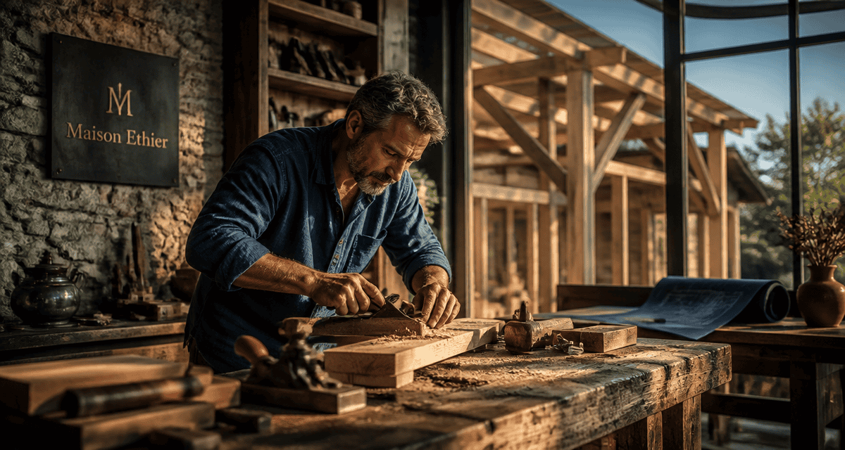 atelier artisanal maison ethier ébénisterie écologique