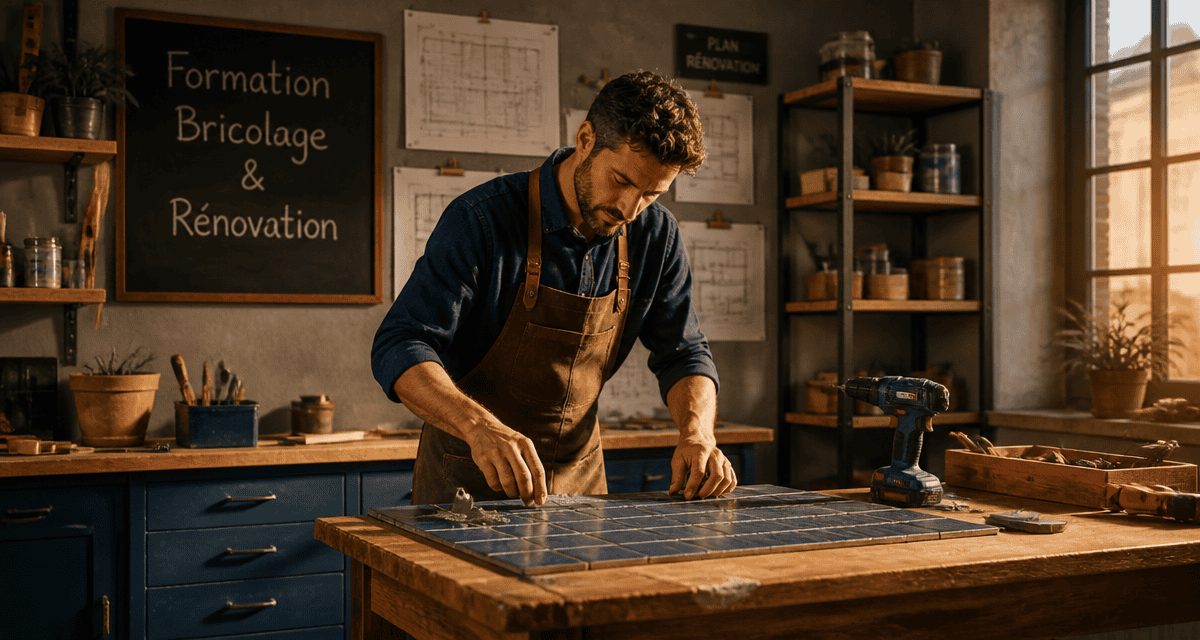 bricolageettravaux formation prix adulte pose carrelage atelier