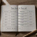 convertir taux brut en net épargne calcul