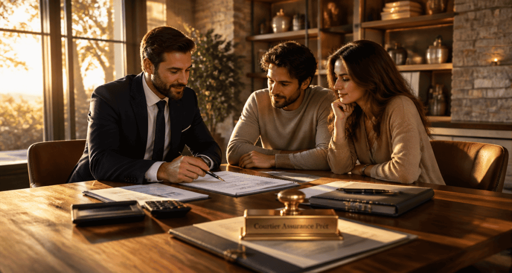 courtier assurance pret immobilier dossier clients
