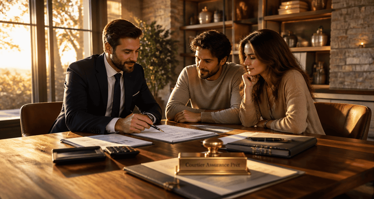 courtier assurance pret immobilier dossier clients