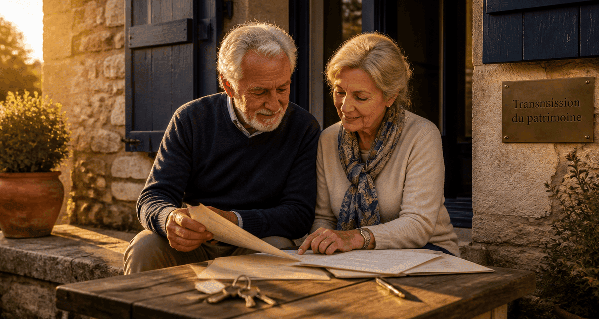 donation nu propriété après 70 ans couple seniors documents