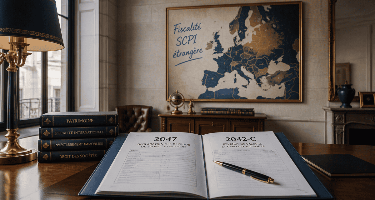 Fiscalité SCPI étrangère, dossier fiscal et carte Europe