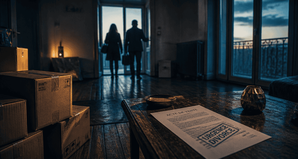 maison à vendre cause divorce urgent salon vide