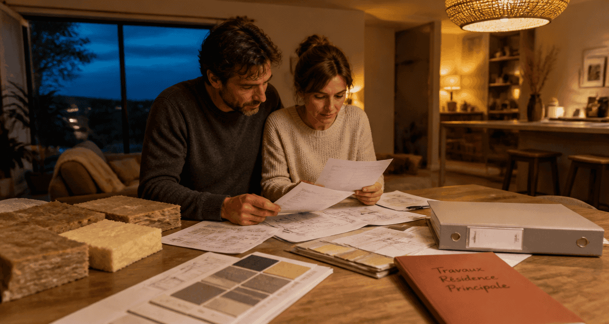 travaux déductibles impôts résidence principale 2024 couple