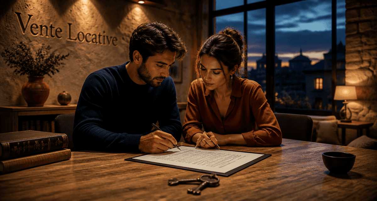 vente locative couple contrat table