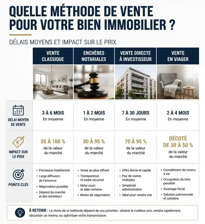 Comparatif des méthodes de vente immobilière urgente dans le Var pour une maison en cas de divorce