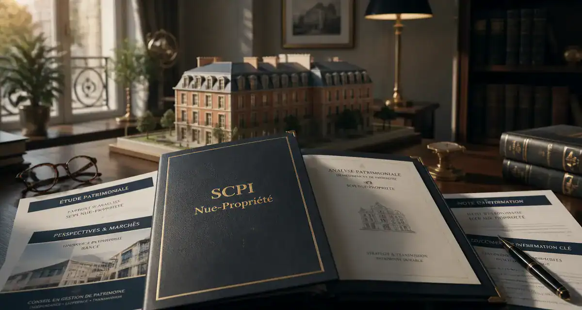 scpi en nu propriété dossier sur bureau expert