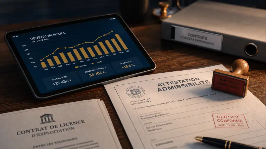 Congé fiscal entreprise innovante : attestation admissibilité et formulaire officiel