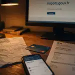 Prélèvement bancaire 108 euros : impôt local ou fraude, relevé et impots.gouv.fr