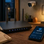 WPA3 et mots de passe pour sécuriser sa maison connectée, avec routeur et caméra