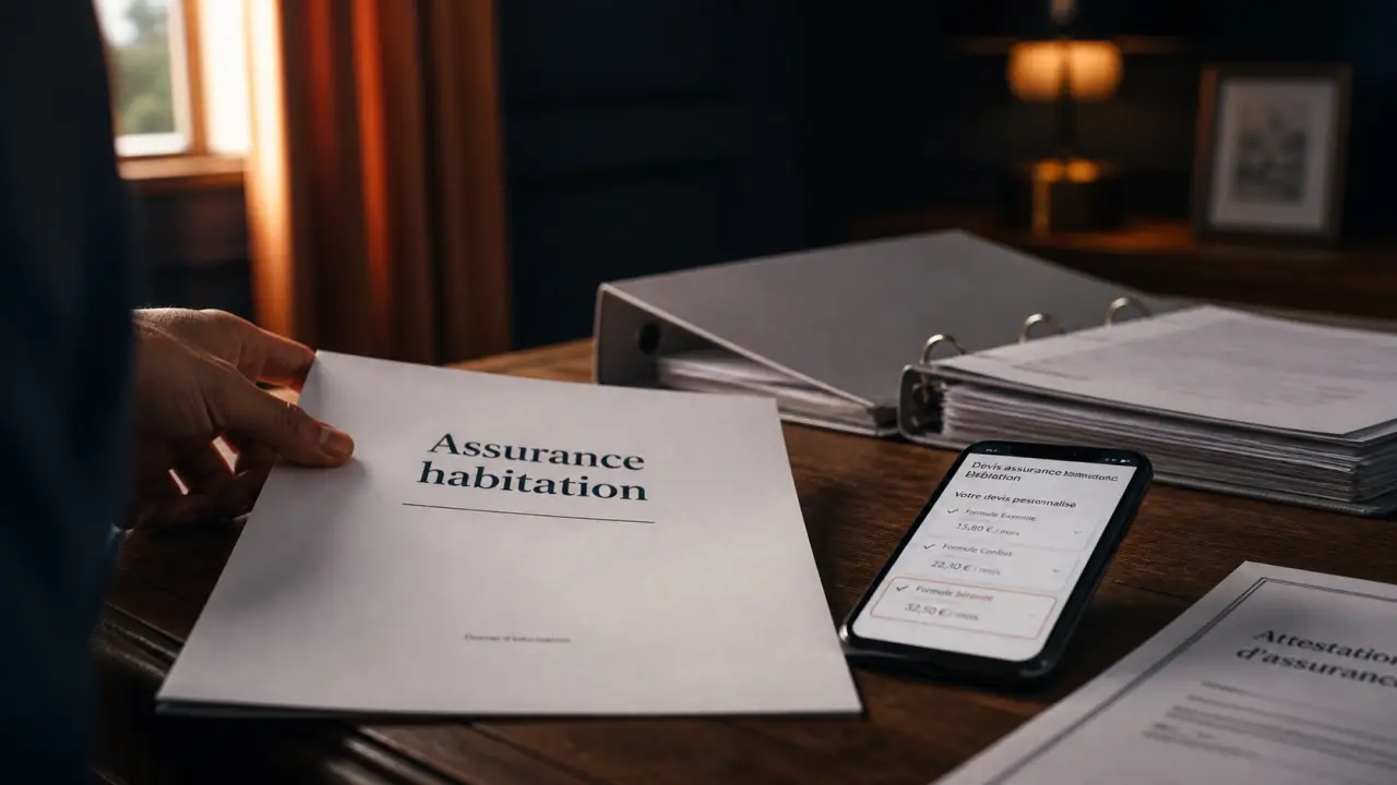 Assurance habitation BNP : devis et garanties habitation sur table