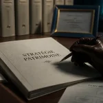 Photo du gestion de patrimoine : bureau et dossier stratégie patrimoine
