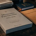 Mémentos gestion de patrimoine 2025-2026 : livre fiscalité et transmission, calculatrice sur table