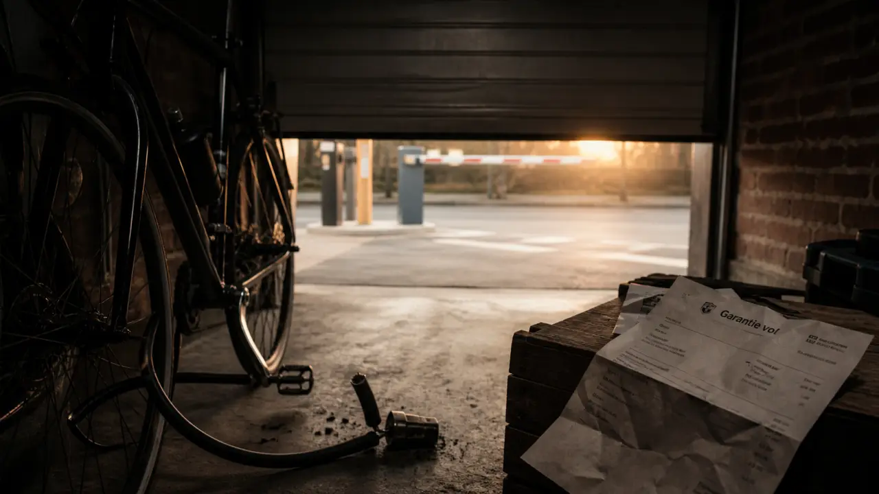 Vol de vélo et assurance habitation : antivol U sectionné au domicile