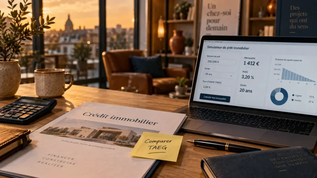 Crédit immobilier à La Banque Postale : simulez la mensualité et mesurez le coût total