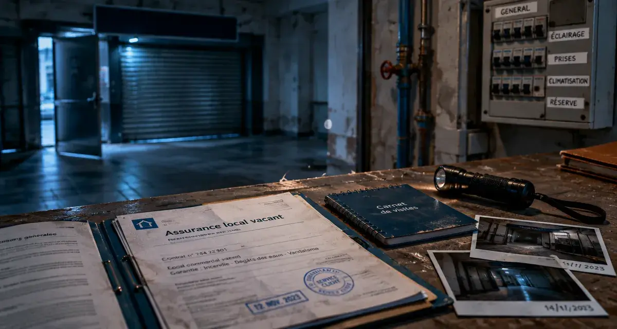 Assurance local vacant : local vide et contrat d’assurance à vérifier