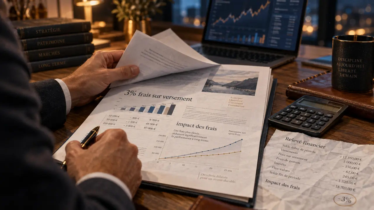 Avis predissime 9 : frais sur versement 3% en agence