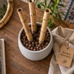Bambou pour decoration intérieure : cannes de bambou et éléments déco en salon
