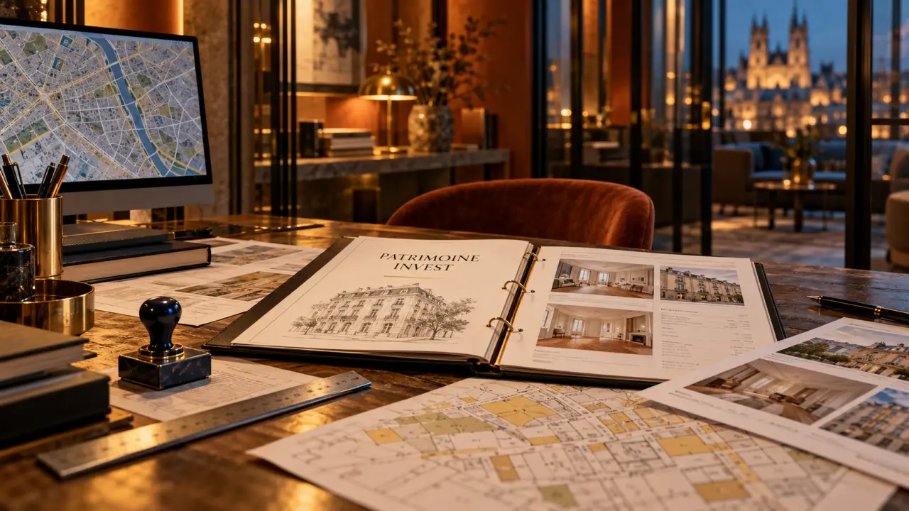 Patrimoine Invest Nancy, bureau au 47 rue Sergent Blandan, documents et plan cadastral